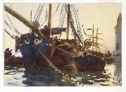 John Singer Sargent Venetian Boats oil painting picture wholesale